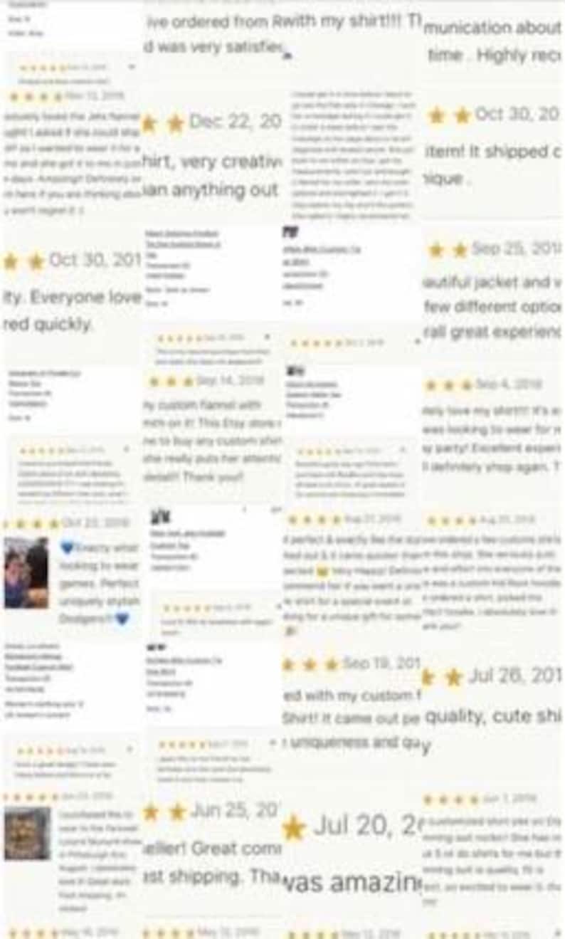 May include: A collage of customer reviews with star ratings and text. The reviews are in a variety of fonts and sizes, with dates ranging from 2019 to 2021. The reviews appear to be positive, with phrases like "very creative" and "amazing".