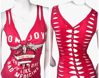 BON JOVI CUSTOM  T-shirt Top