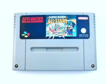 Super Mario All-stars, Super Nintendo, 1993 | SNES Cartridge - Etsy