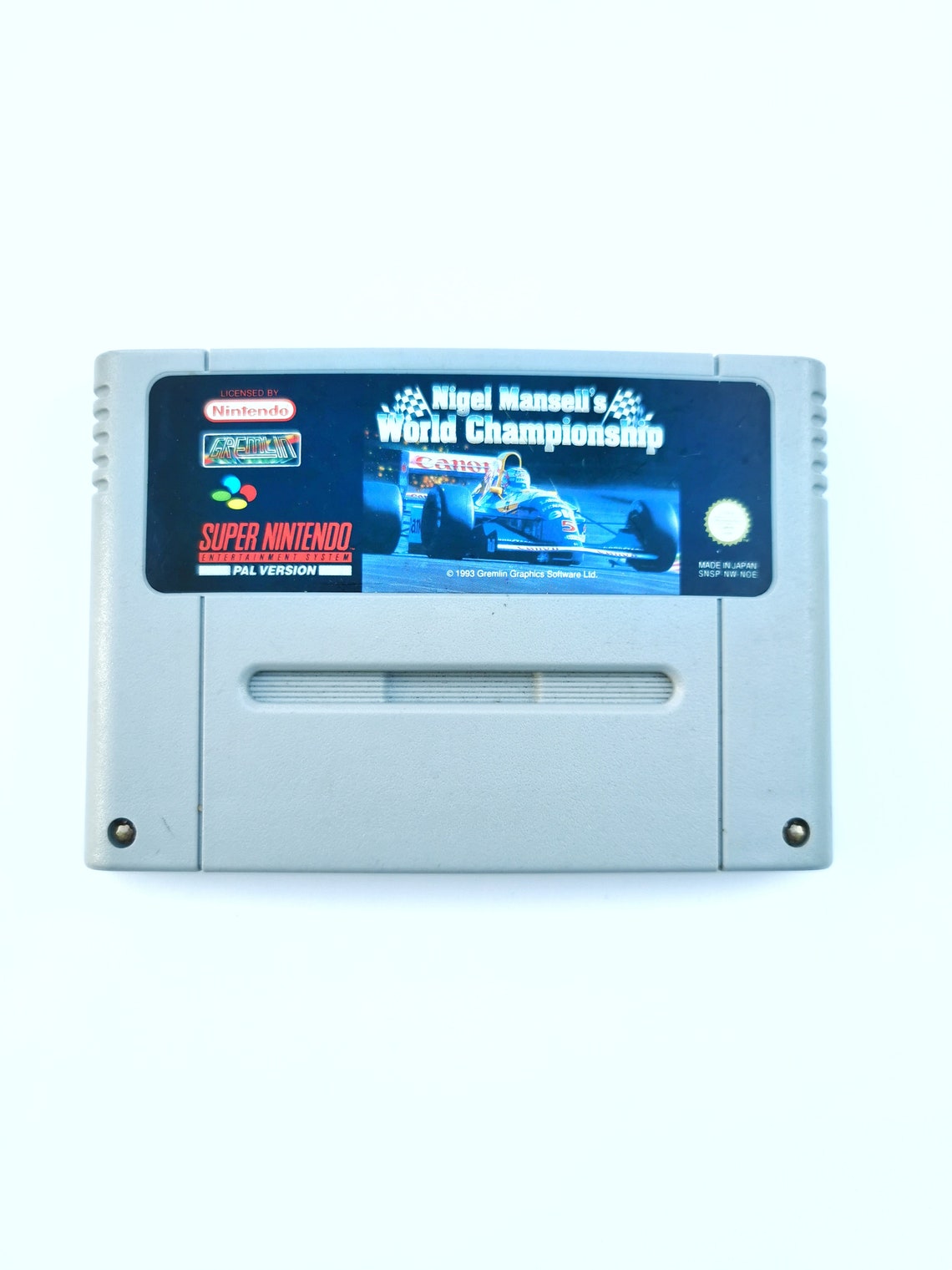 Nigel Mansell's World Championship - Super Nintendo Game