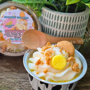 Banana Pudding Scoopable Wax Tin