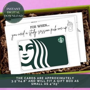 College Survival Kits Printable Gift Card Holder for College Students, High School Graduation Gift Card Holder, College Care Packages image 6