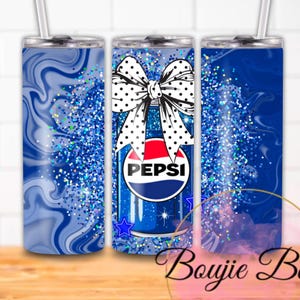 Pepsi 20 oz Tumbler Png Design. Sublimation tumbler.