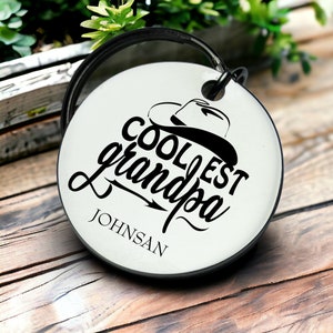 Recuerdo del abuelo, el mejor abuelo de todos los tiempos, regalo de cumpleaños para el abuelo, regalo personalizado grabado para el día de San Valentín para él