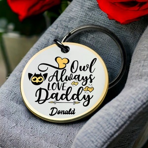 Love you daddy keyring deals