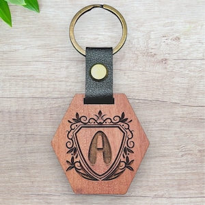 Mother&#39;s Day, Wooden Key ring, Gift Key Ring, Mum Key Chain, Wooden Gift, Gift for her,  Granddad&#39;s Key chain, Walnut or Cherry Wooden Gift