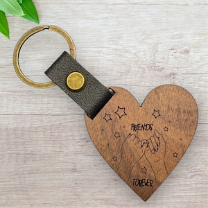 Personalized Mother&#39;s Day Wooden Key ring, Heart key chain,  Gift Key Ring, Mum Key Chain, Wooden Gift, Love birds