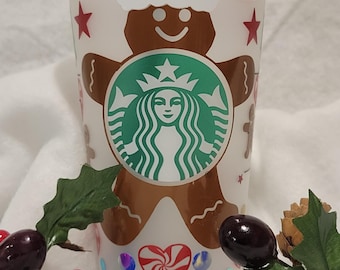 Gingerbread Man - Reusable Cold Cup