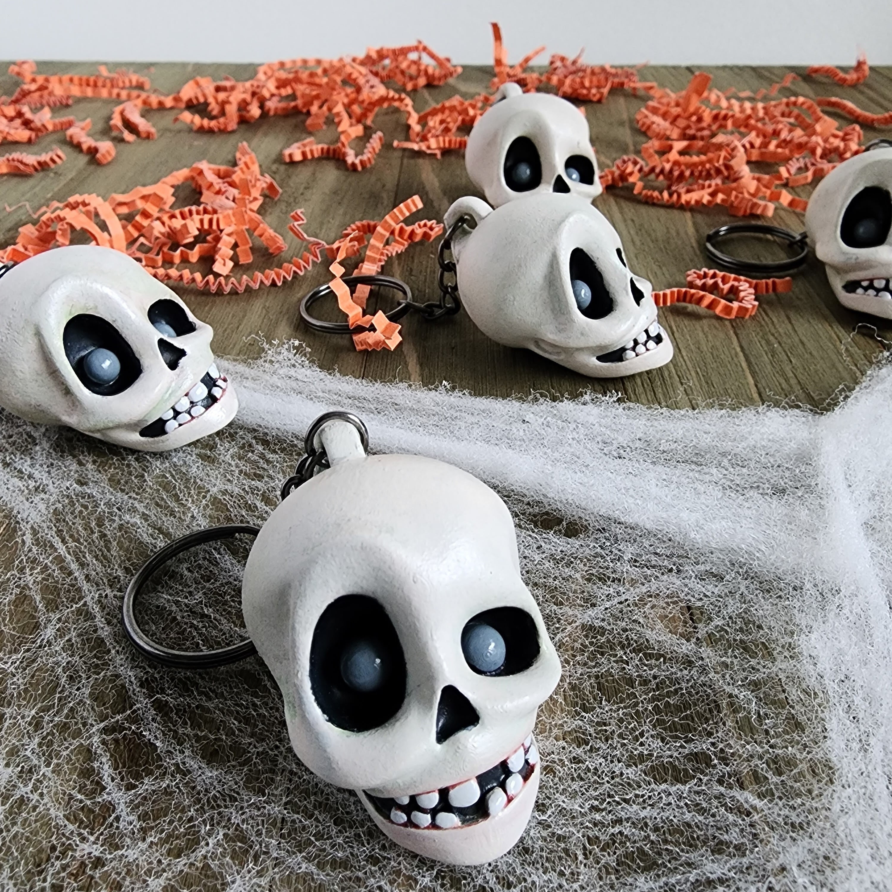Skull Keychain | Buddy | Heavy Human Resin Skull - Etsy