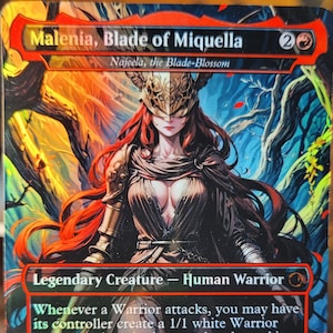 Malenia, comandante personalizada de Blade of Miquella - ¡Najeela, la nueva apariencia de Blade-Blossom más fichas!