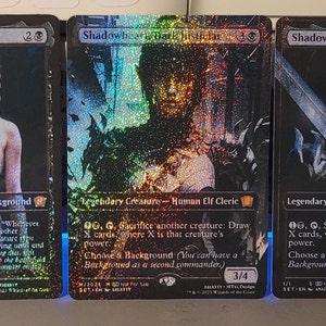 Custom MTG cards - special foils - Glitter