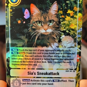 Cartes personnalisées Digimon TCG ! Veuillez LIRE LA DESCRIPTION avant l'achat !
