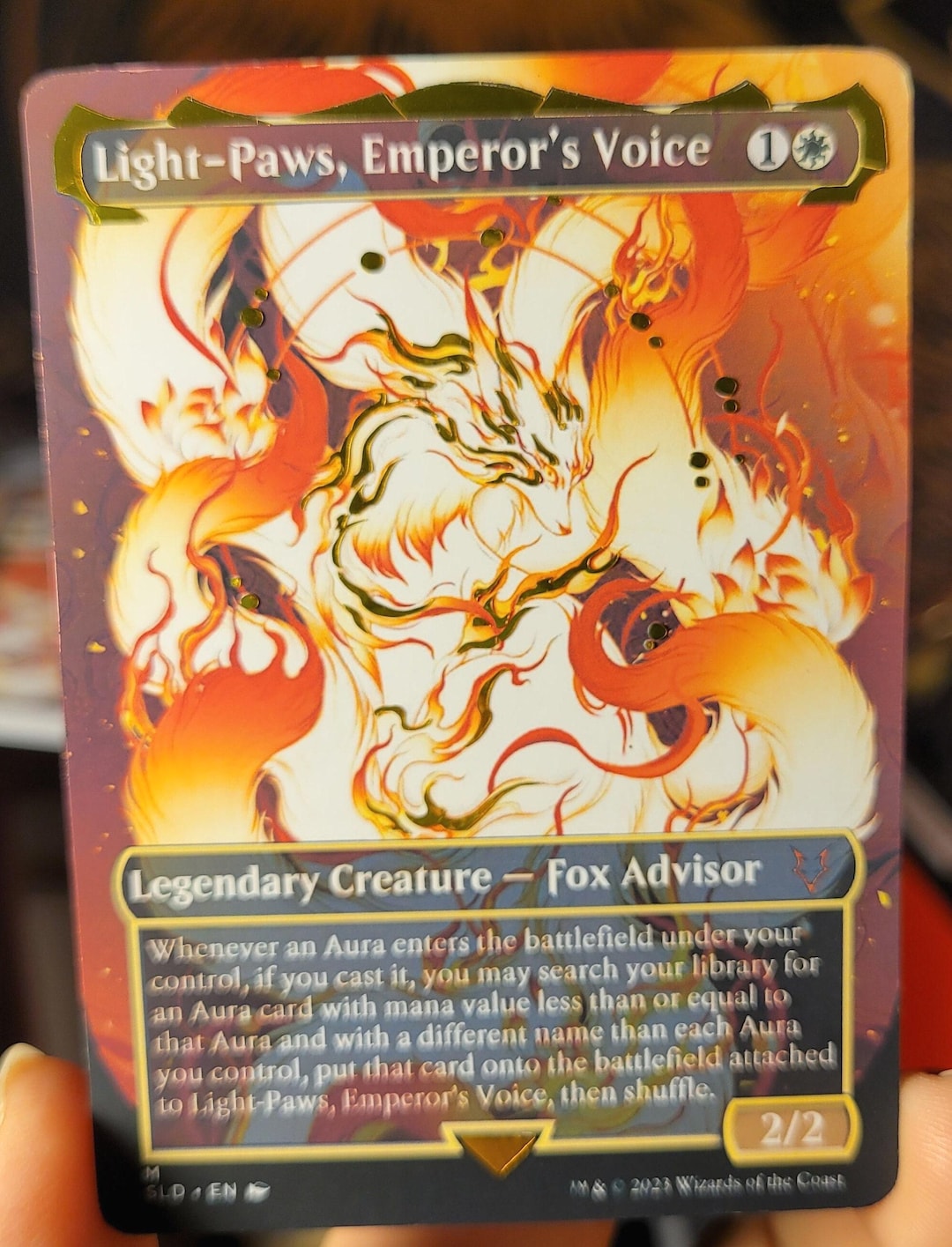 マジック：ザ・ギャザリング MTG Light-Paws, Emperor's Voice Signed s-l400.jpg