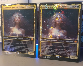 Anikthea, Hand of Erebos Custom FOIL Commander with 8 Copy Tokens