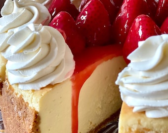 Perfect New York Strawberry Cheesecake Recipe (Digital Download)
