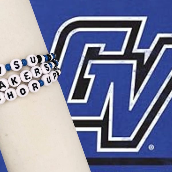 Celebrate Laker Pride with Shelby's GVSU Lakers Bracelet!