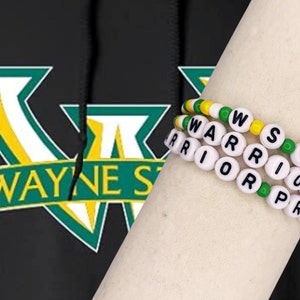 Embrace Warrior Spirit with Shelby&#39;s Wayne State University Bracelet!
