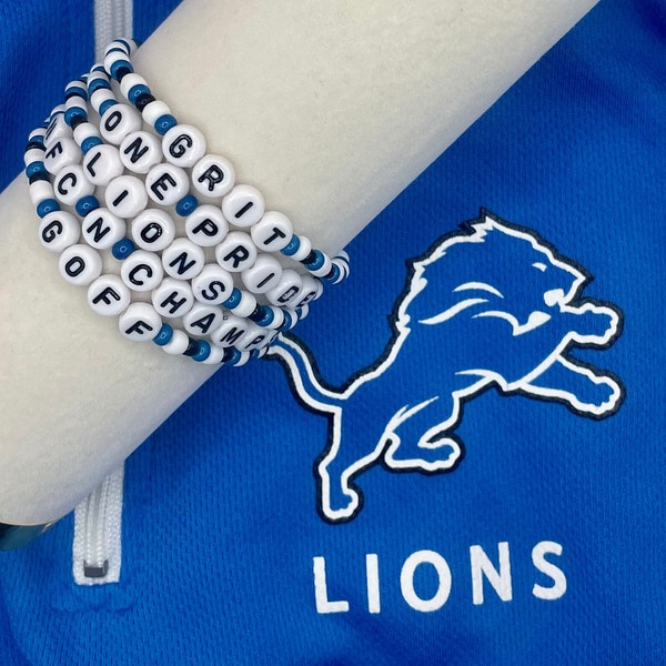 Detroit Lions NFC North Champions Bracelets - Show Your Detroit Grit & Pride