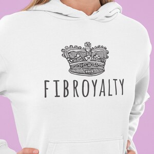 Fibromyalgia Hoodie, Fibroyalty Cute Spoonie Sweatshirt, Chronic Pain Invisible Illness Awareness, Hidden Disability, Fibro Warrior Gift