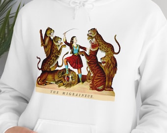The Migraineur Hoodie, Chronic Migraine Awareness Sweatshirt, Migraine Brain Invisible Chronic Illness Headache Pain, Funny Spoonie Warrior