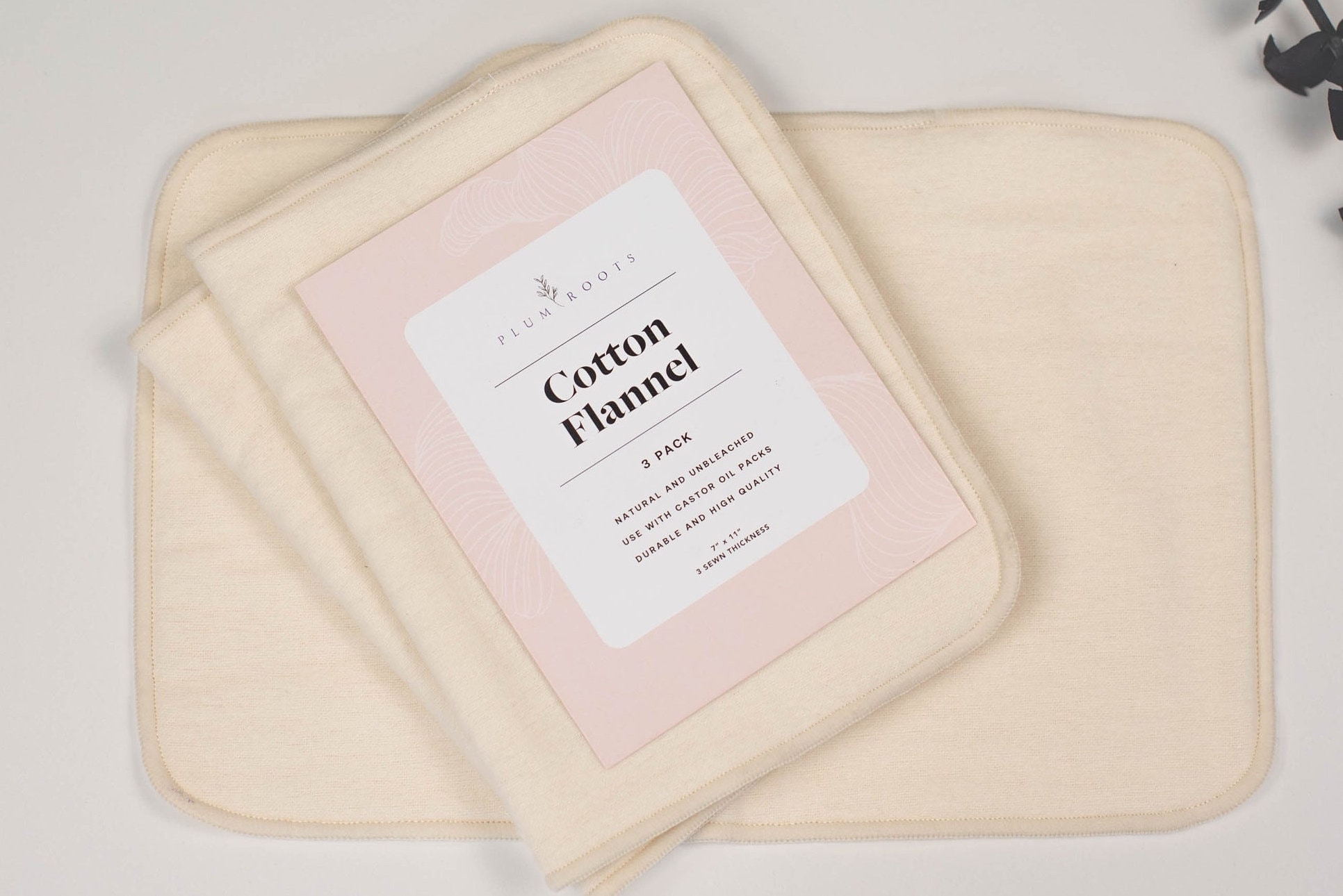Buy Organic Cotton Flannel Cloth for Castor Oil Pack: Unbleached