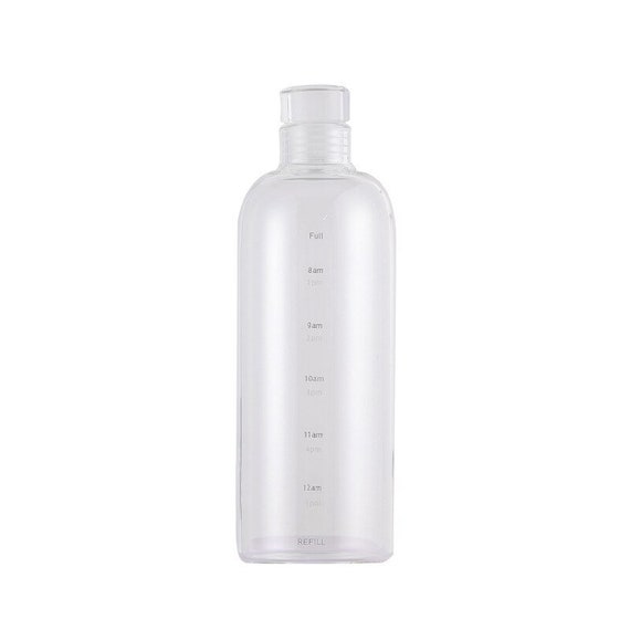 Time Scale Bottle Transparent Unique 500ml Durable Drinking Target,Plastic  Water Bottle With Time Marker