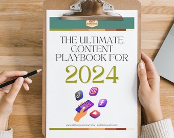 The Ultimate Content Playbook for 2024