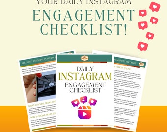 Daily Instagram Engagement Checklist 2024