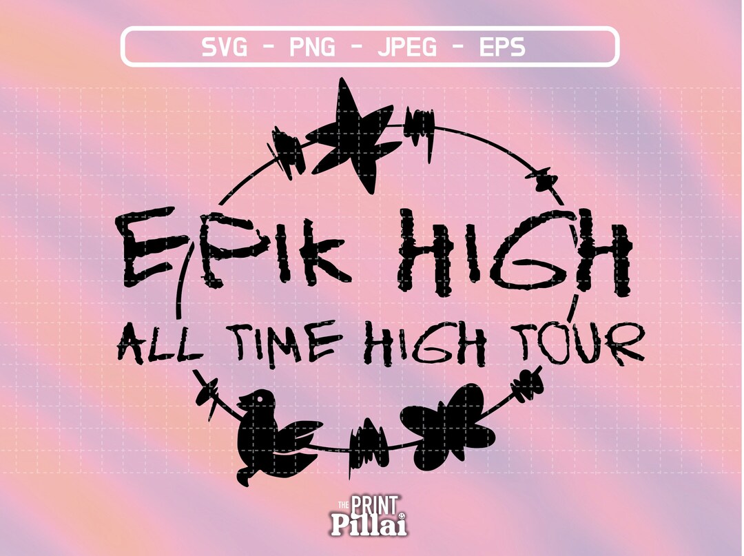 Epik High Kpop Svg Eps Png Jpg / Archivos vectoriales para Cricut y