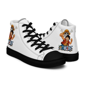 One Peace Men&#39;s High-Top Canvas Sneakers