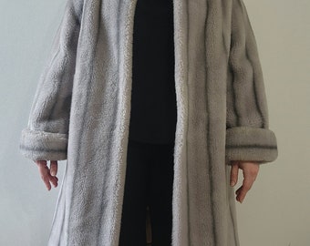 Cappotto in pelliccia sintetica vintage Doresse anni '60/'70