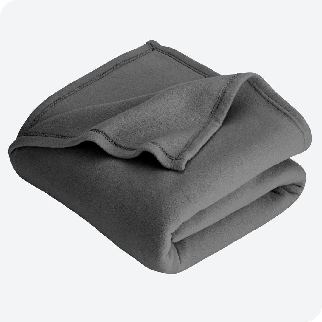 Bare Home Polar Fleece Blanket Warm & Cozy Premium Fleece Lightweight