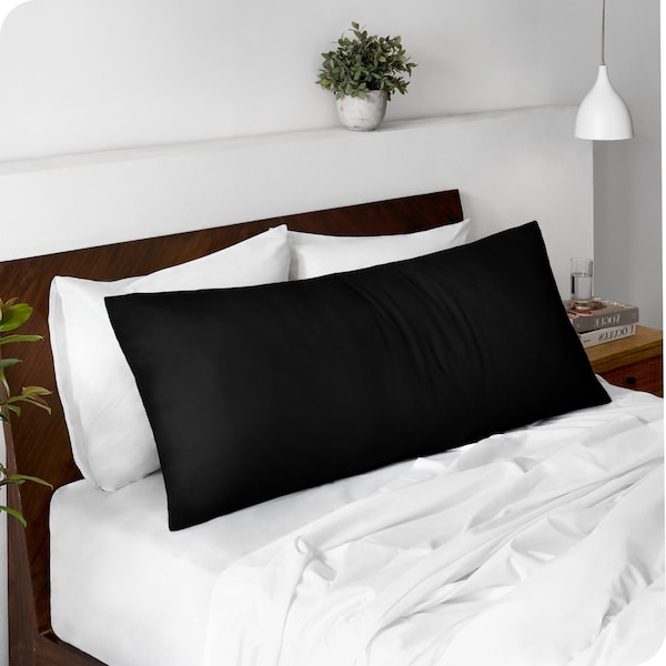 Bare Home Microfiber Body Pillow Cover - Ultra Soft - Double Brushed - Body Pillowcase with Zipper Closure