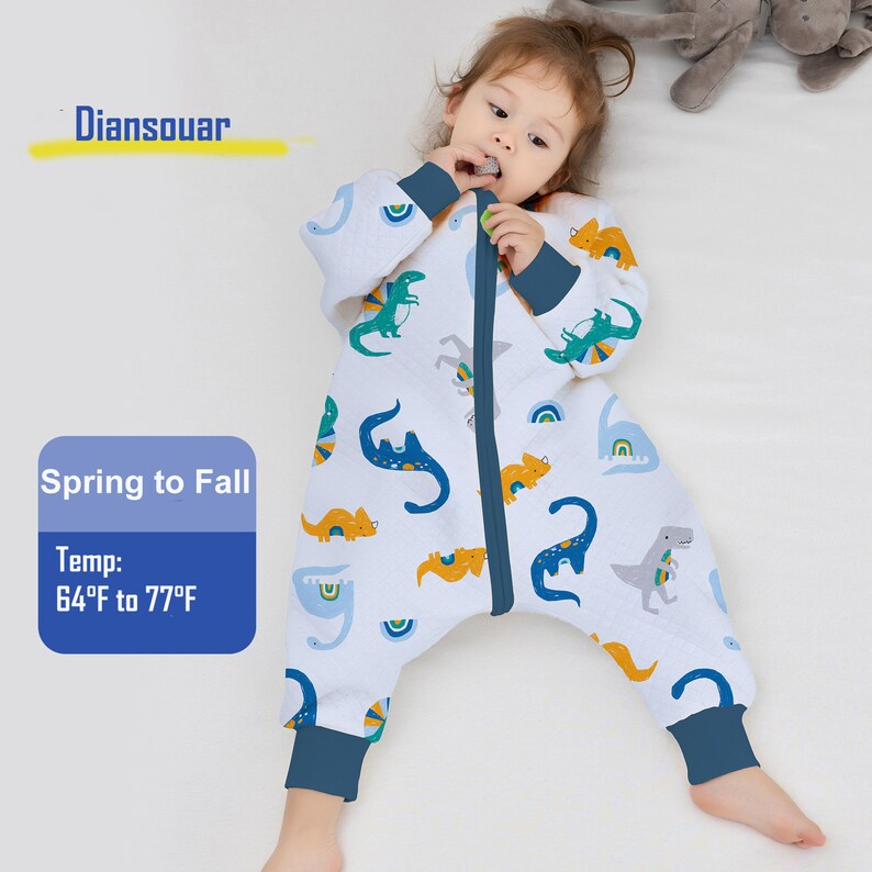 Baby Toddler Sleep Sack Wearable Blanket With Legs 1.5 TOG Etsy