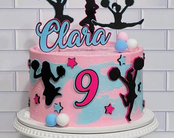Pool Party Cake Topper: Glitzer Geburtstag Dekoration