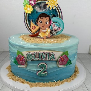 Moana Baby Cake Topper - Moana Birthday - Moana Cake - Moana Theme Party - Moana Baby