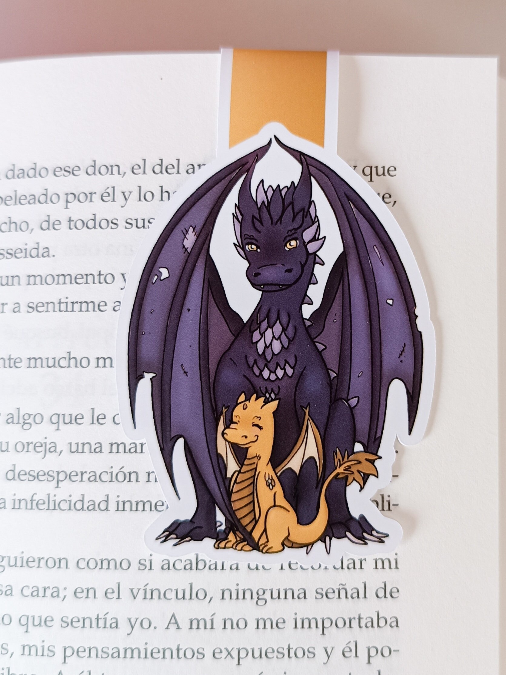 Magnetic Bookmark - Tairn and Andarna | Fourth Wing - Etsy