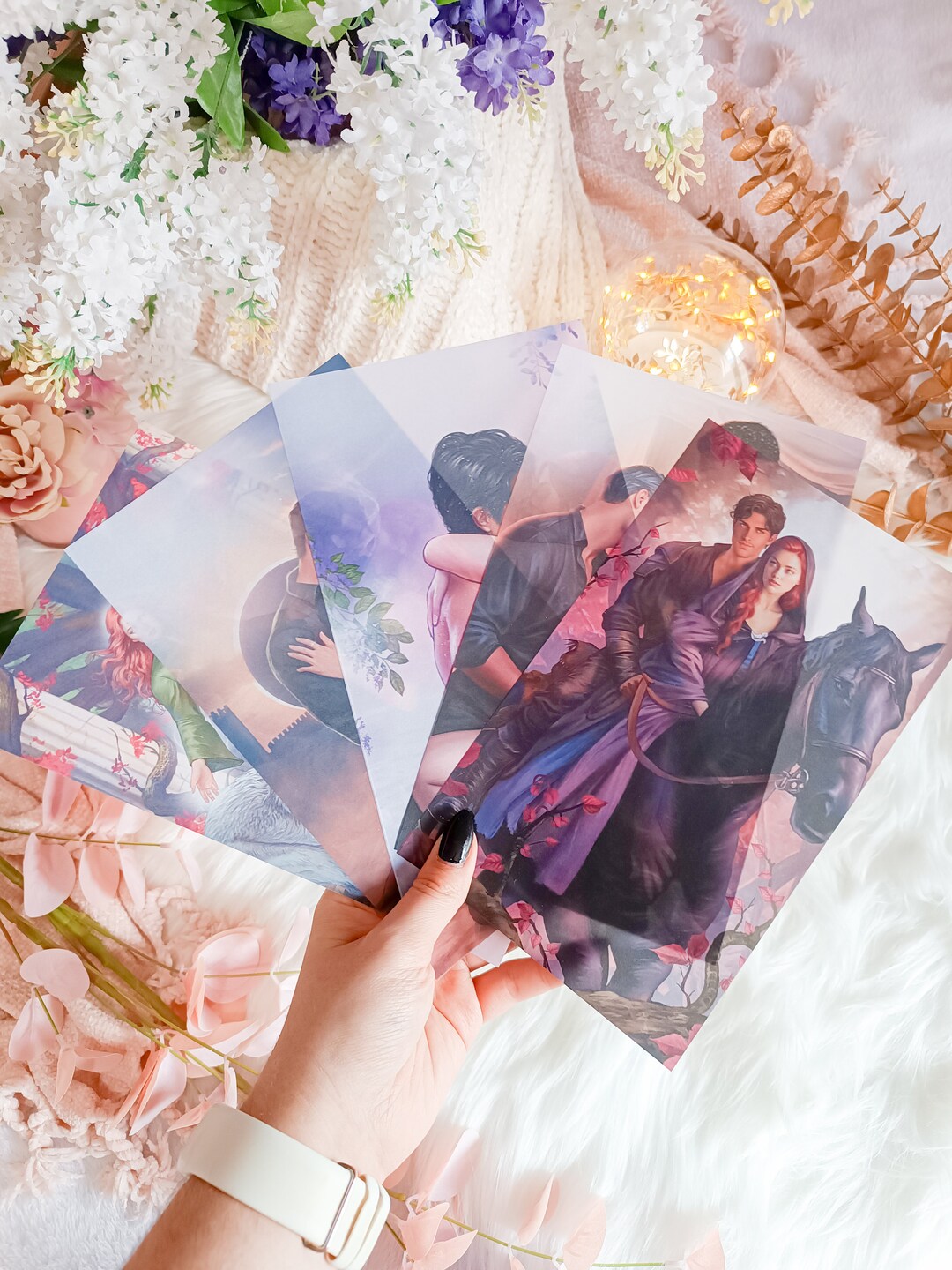 English Edition Paperback - Pack Overlays A Kingdom of Flesh and Fire - Etsy