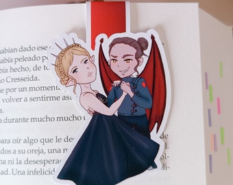 Marcapáginas magnético Cassian y Nesta - Acotar | Licencia Oficial SJM