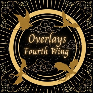 English Hardback Edition - Pack 5 Page Overlays - Fourth Wing