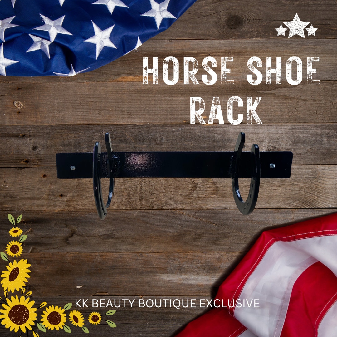 Horse Shoe Rack Etsy