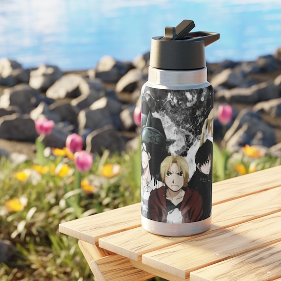Tumbler, Steampunk Alchemy, Flask, Fullmetal Alchemist Fan Gift