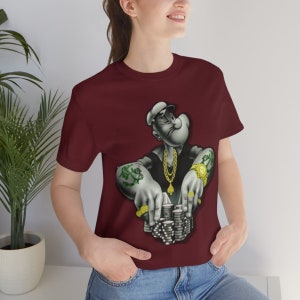 Popeye The Sailor Man Unisex Jersey Short Sleeve Tee