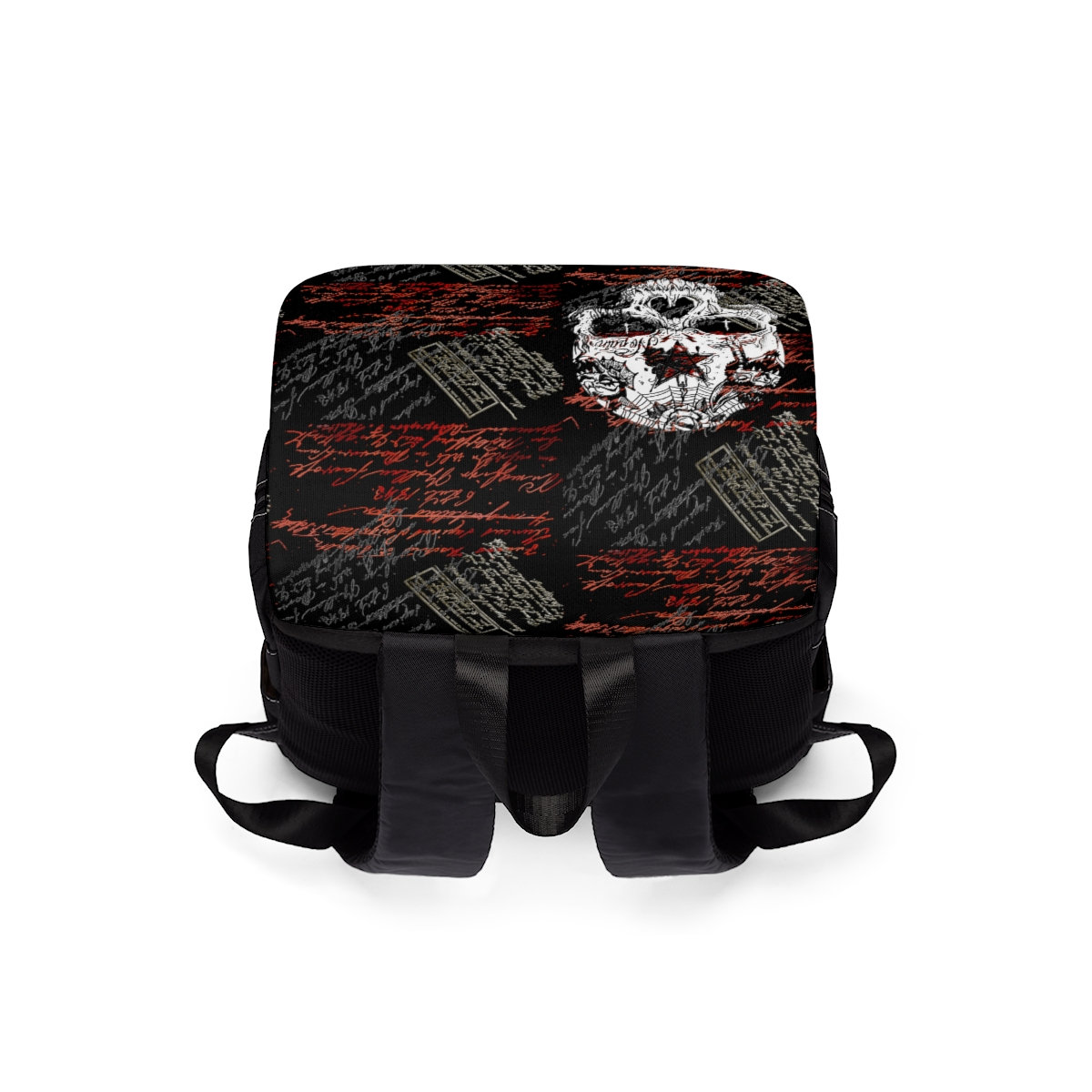 Skull Gothic Unisex Casual Shoulder Backpack