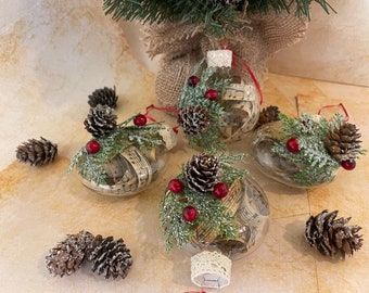 Glass Music Ornament/ Sheet Music Glass Christmas Ornaments/ Vintage style 0rnament