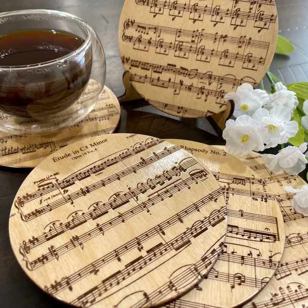 Music Coasters Etsy