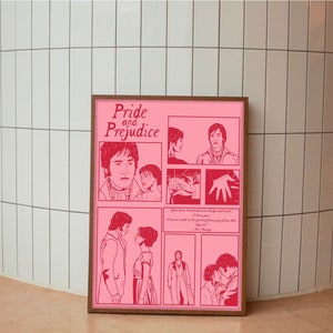 Pride and Prejudice Digital Book Poster