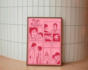 Pride and Prejudice Digital Book Poster