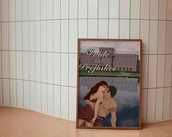 Pride & Prejudice digital download Smutty book cover illustration