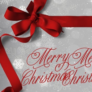 Printable Christmas greeting card. Merry Christmas greeting card, instant download, foldable greeting card 7x5in